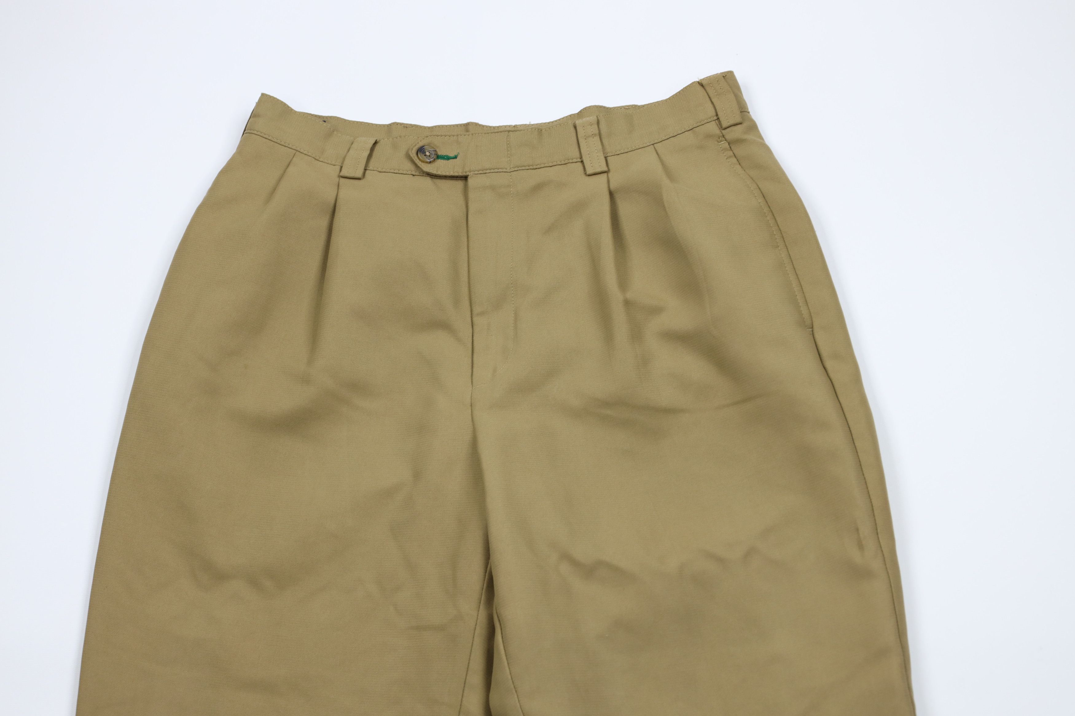 Tommy Hilfiger × Vintage Vintage 90s Tommy Hilfiger Cuffed Wide Leg Chino Pants Brown Size US 30 / EU 46 - 2 Thumbnail