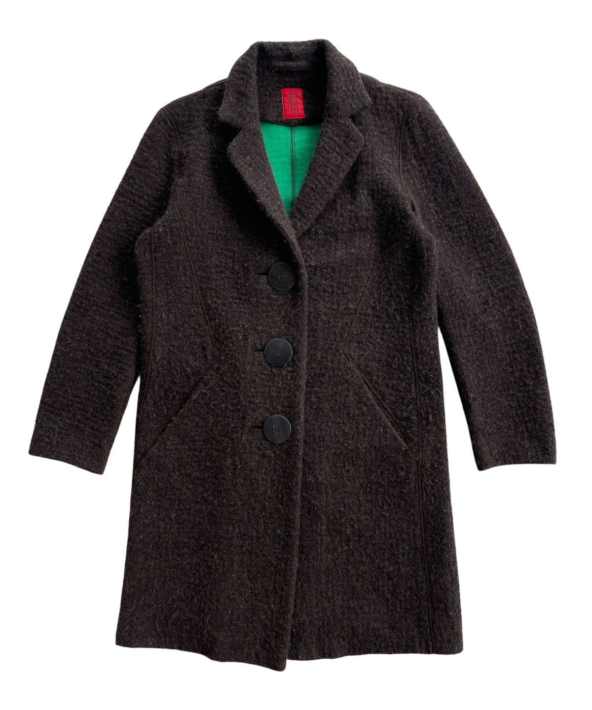 Issey Miyake Issey Miyake Heart Haat Wool Longcoat Size S / US 4 / IT 40 - 2 Thumbnail