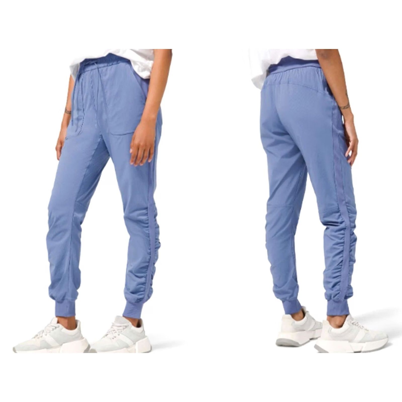 Lululemon Lululemon Women's Jogger Water Drop Blue Sz 4 - Nylon, Elastane, Tapered, Pockets, Lightweight, Machine Washable, Activewear, Inseam 28" Size 27" / US 4 / IT 40 - 7 Thumbnail