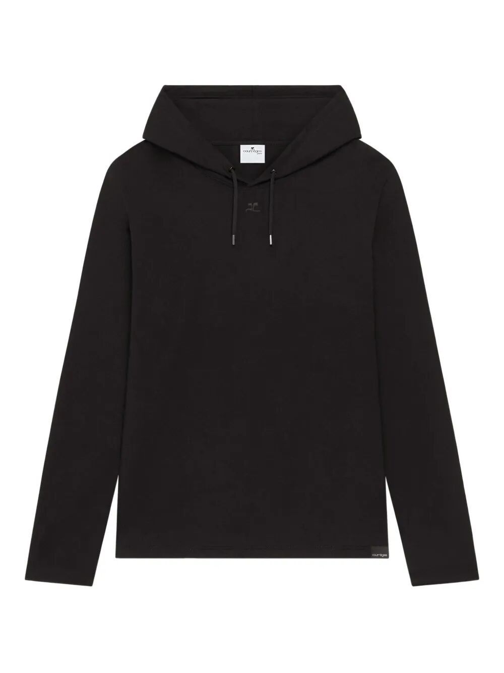 Courreges "OFF SHOULDER" HOODED T-SHIRT Size S / US 4 / IT 40 - 1 Thumbnail