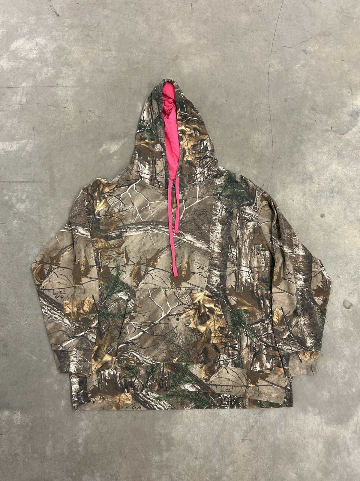 Vintage real tree camo hoodie