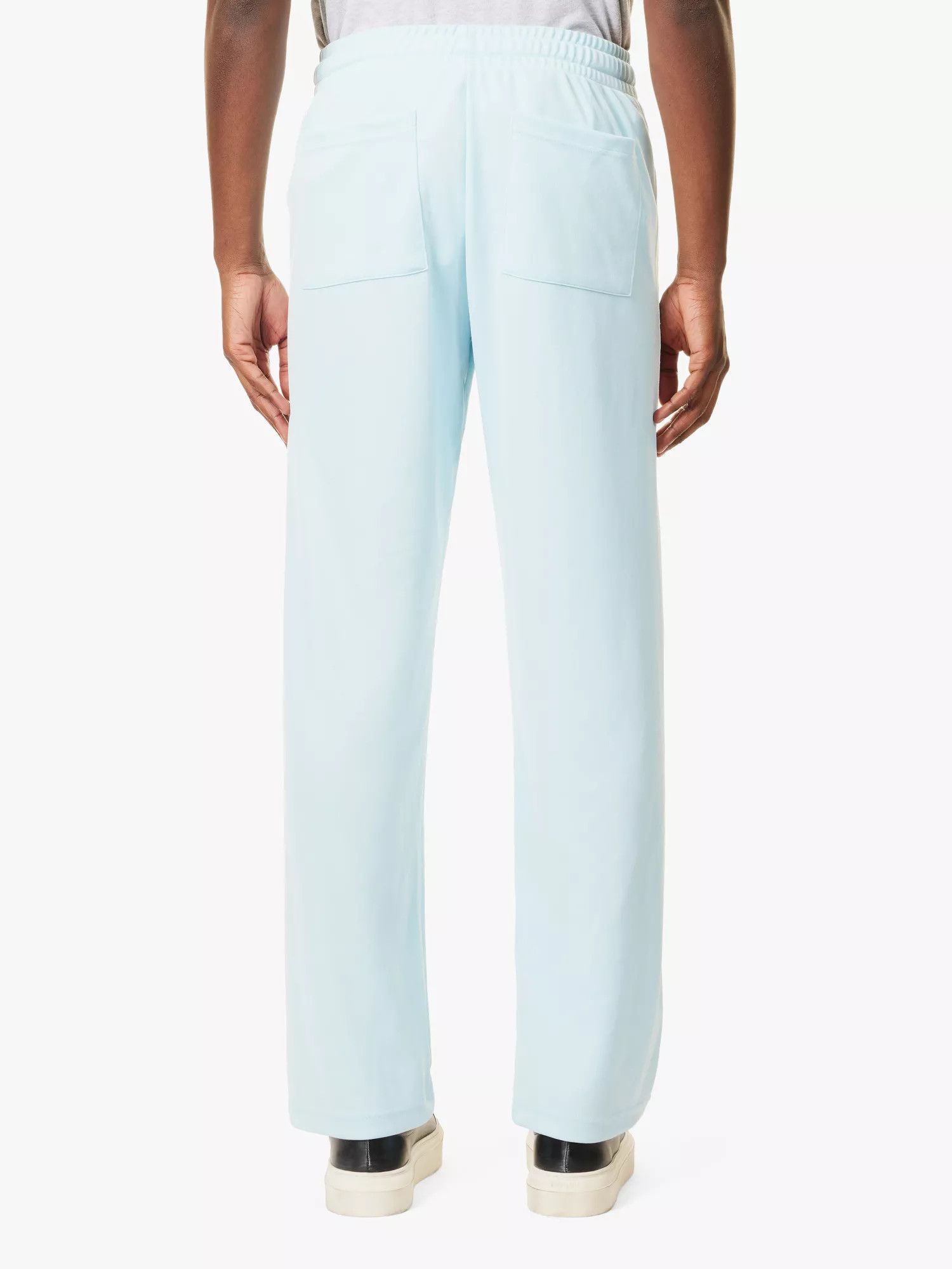Cole Buxton Light Blue Tape Logo Track Pants Size US 32 / EU 48 - 5 Thumbnail