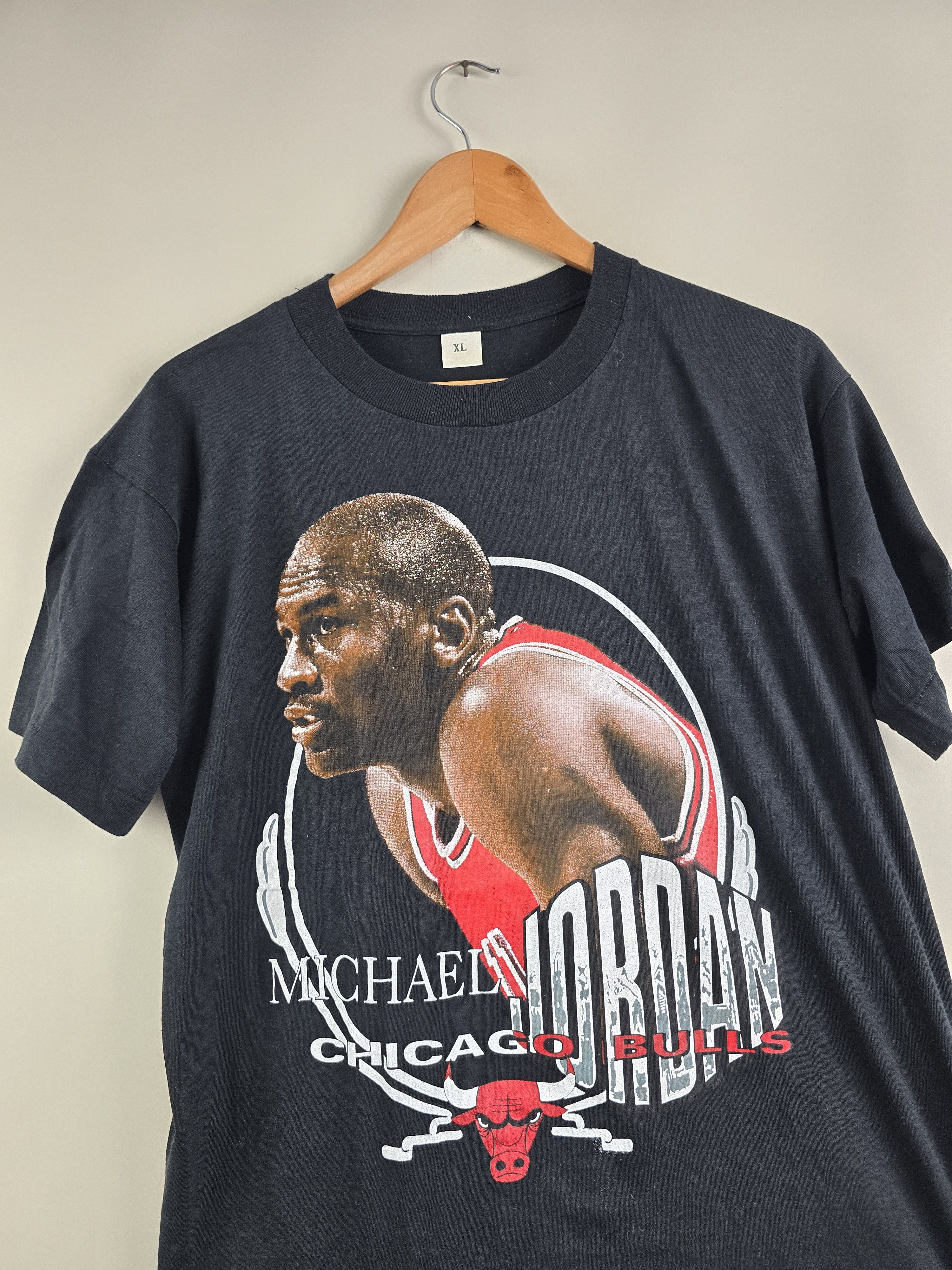 NBA × Vintage 90s NBA Chicago Bulls Michael Jordan XL 21.5" 27" Size US XL / EU 56 / 4 - 2 Thumbnail