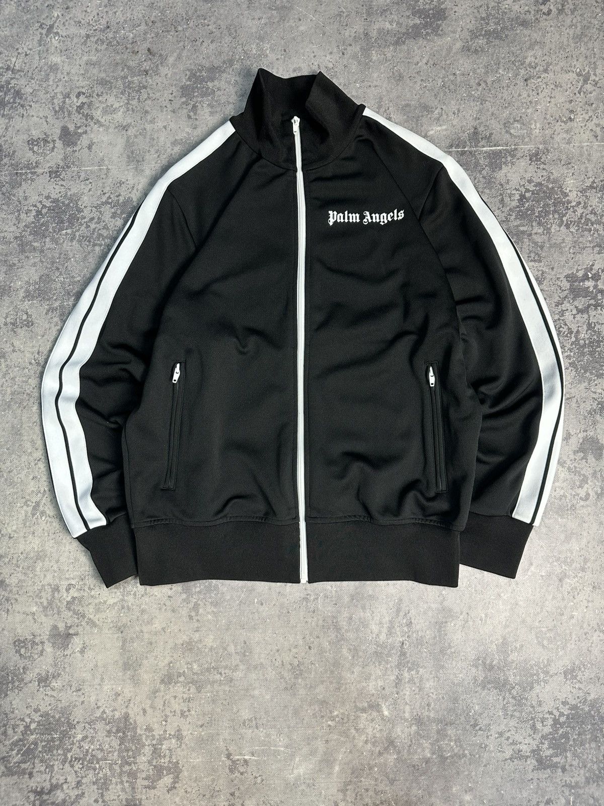 Palm Angels Palm Angels Track Zip Hoodie Black Size US L / EU 52-54 / 3 - 3 Thumbnail