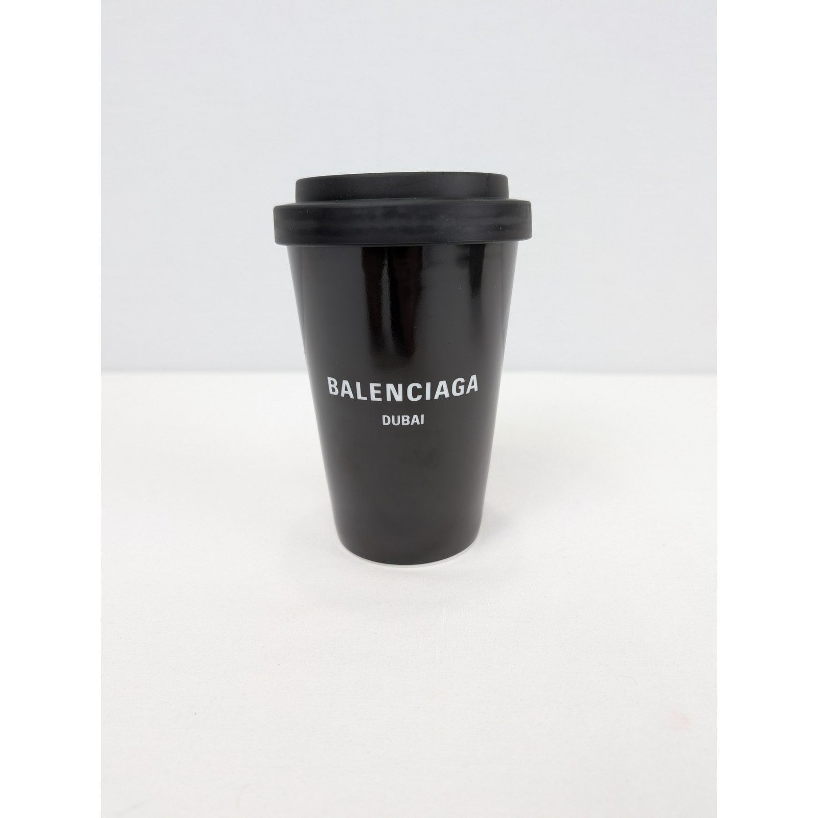 Balenciaga o1rshd1 Q:3 / Size: OS / Dubai Porcelain Coffee Cup in Black Size ONE SIZE - 1 Thumbnail