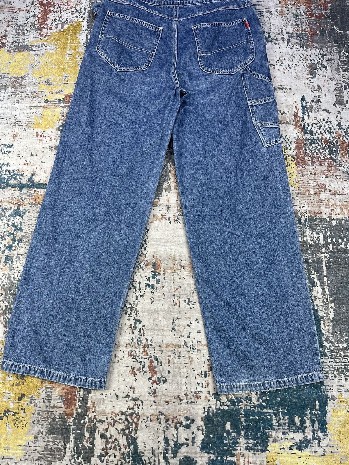 Esprit Vintage Esprit Denim Workwear Suspenders Jumpsuit Size US 30 / EU 46 - 12 Thumbnail