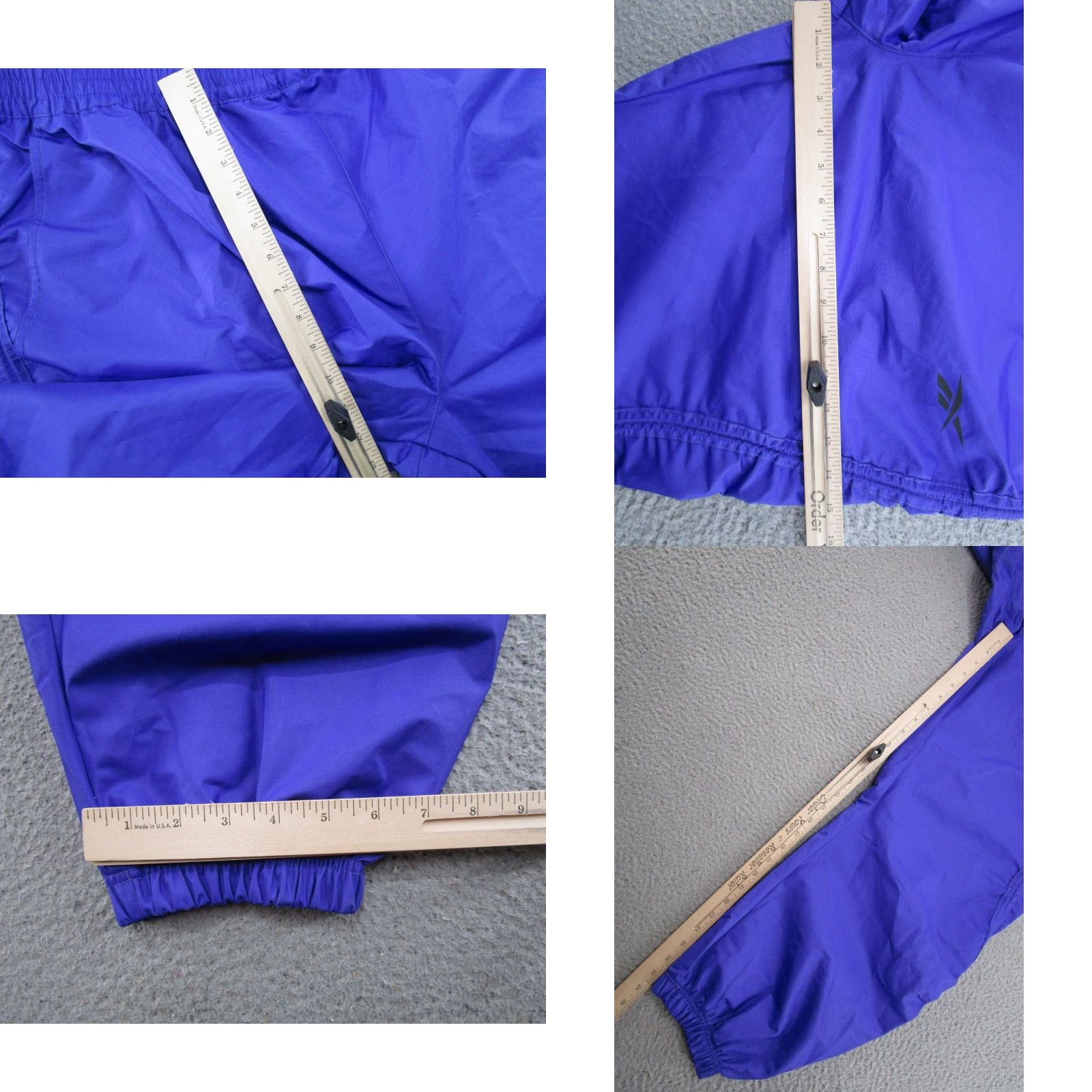 Reebok Reebok Jogger Pants Women's 2XL Plus Size Ruched-Leg Pull-On Woven New Purple Polyester Size 40" / US 18 - 8 Thumbnail