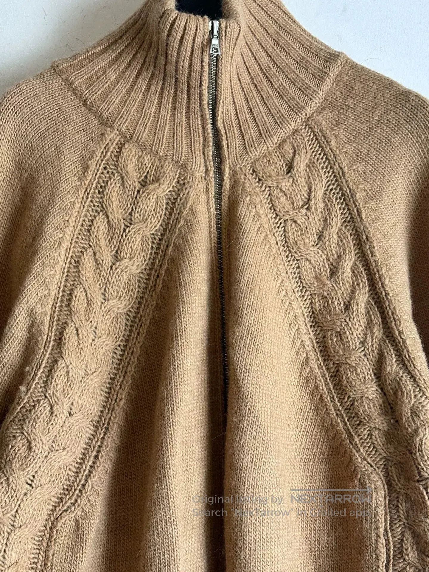 Dries Van Noten drapes van noten alpaca blend high-neck sweater. Size US L / EU 52-54 / 3 - 4 Thumbnail