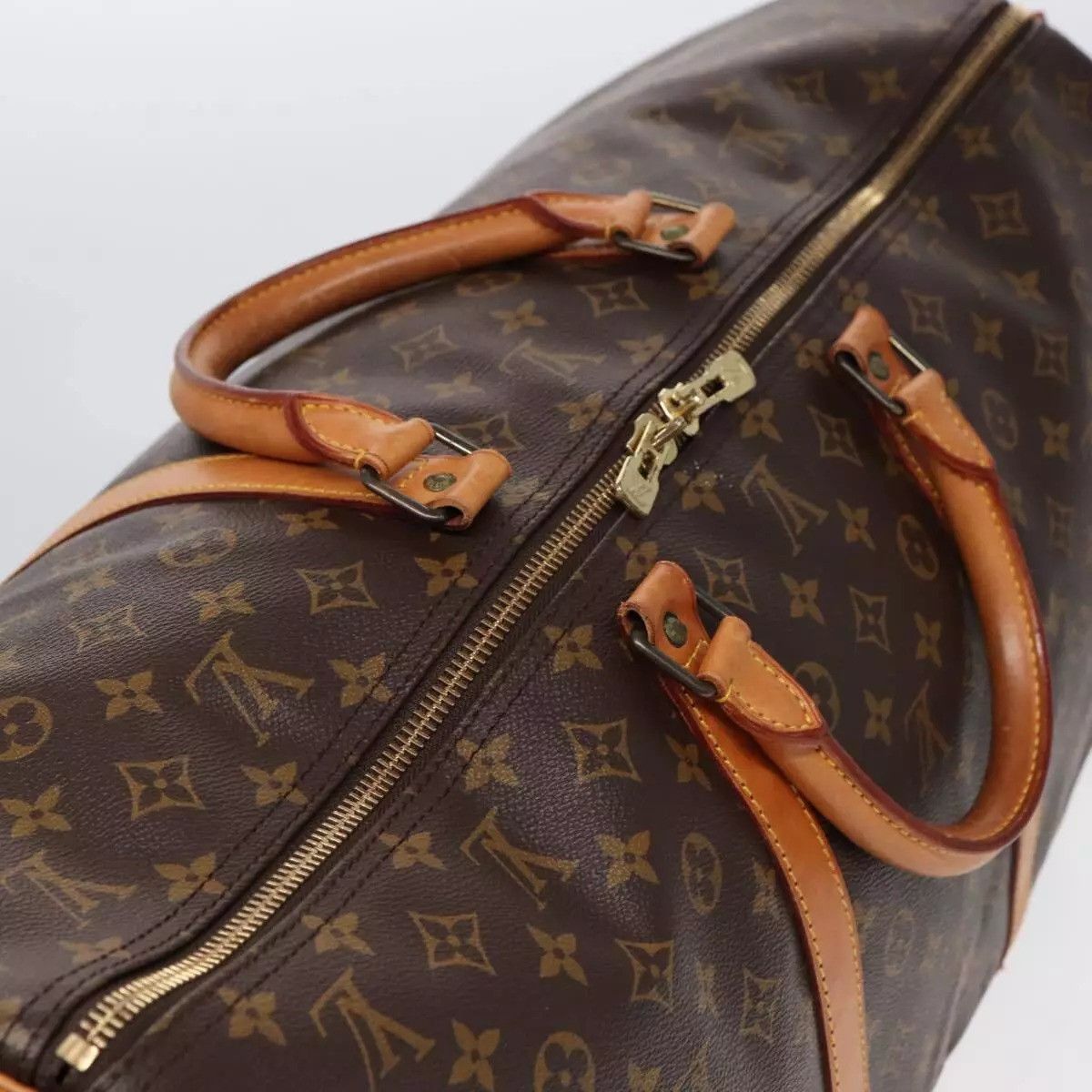 Louis Vuitton LOUIS VUITTON Monogram Keepall 60 Boston Bag Size ONE SIZE - 8 Thumbnail