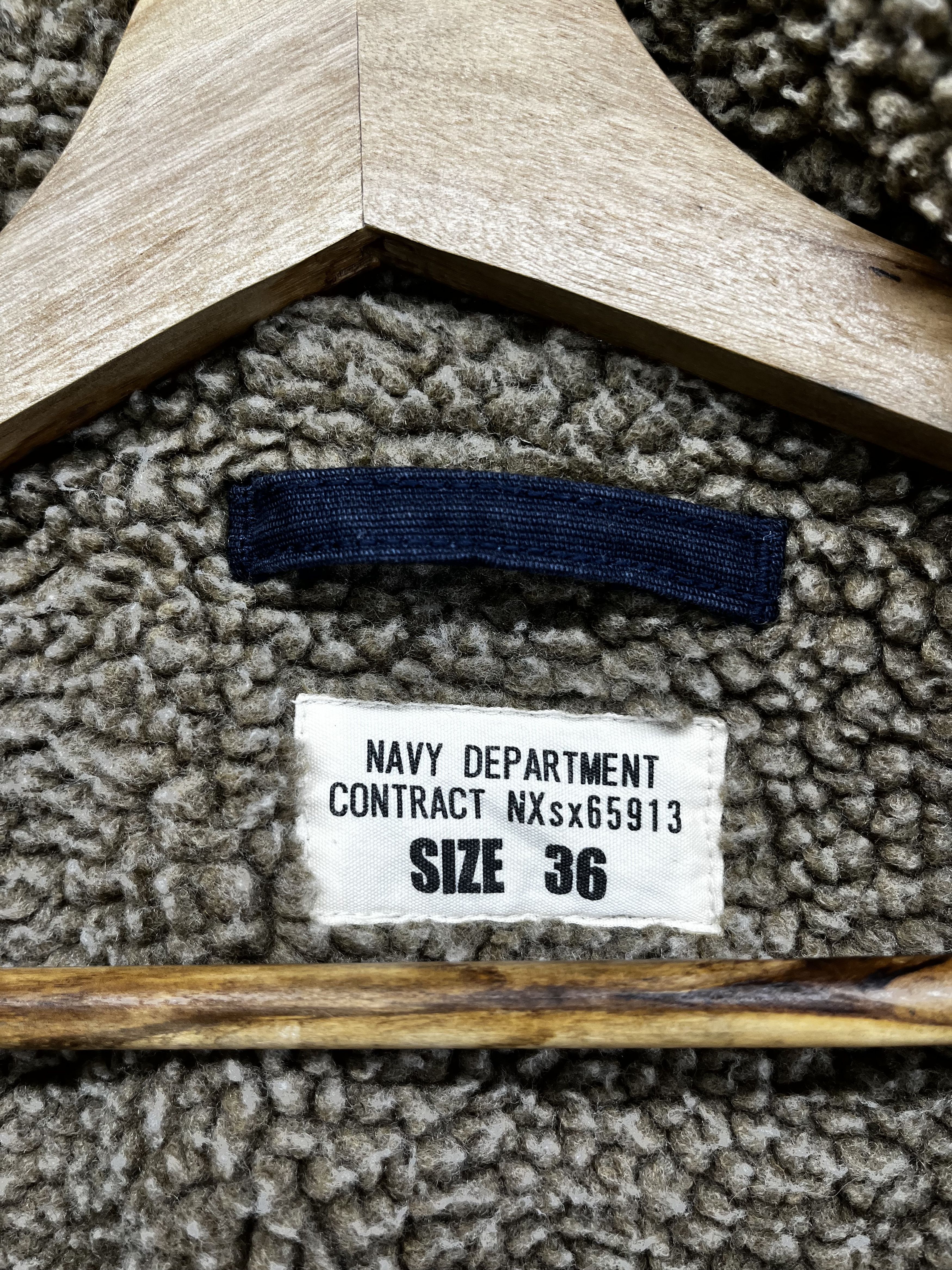 Vintage Vintage Military Rare Usn Navy N1 Deck Jacket Size US L / EU 52-54 / 3 - 7 Thumbnail