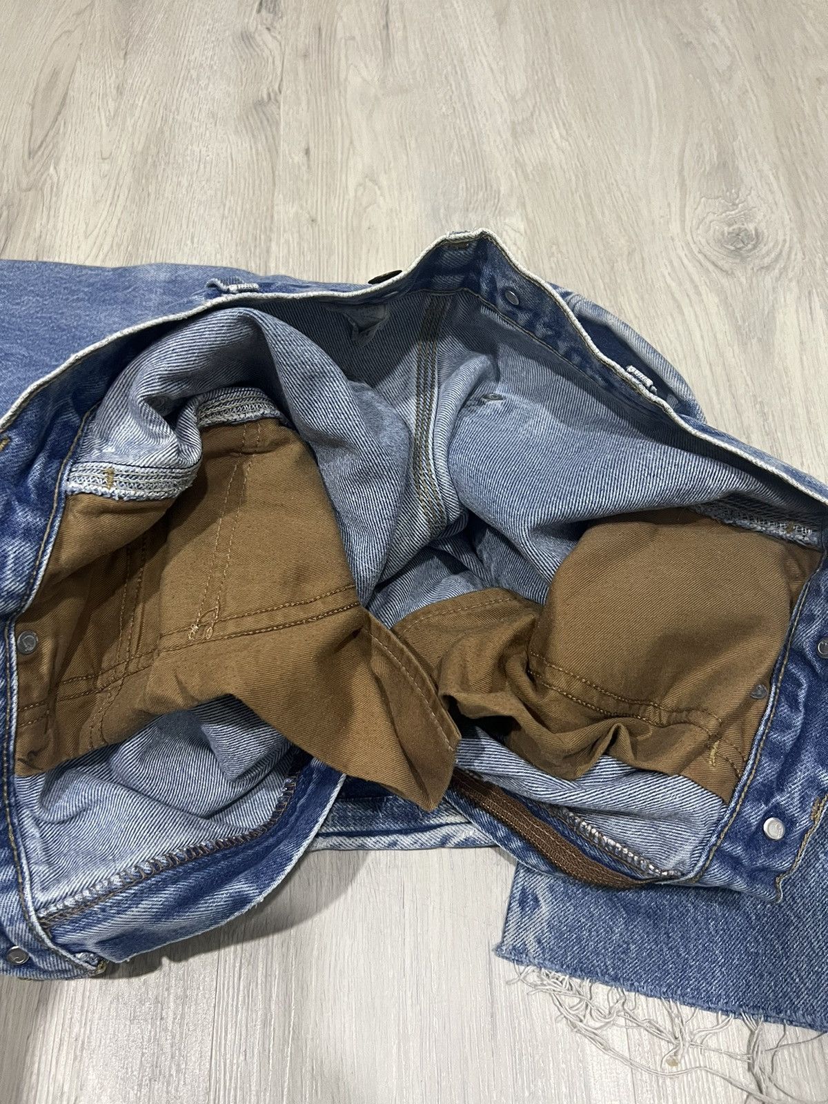 Carhartt × Carhartt Wip × Vintage Vintage Carhartt Denim Cutoff Logger B107 Size US 34 / EU 50 - 6 Thumbnail