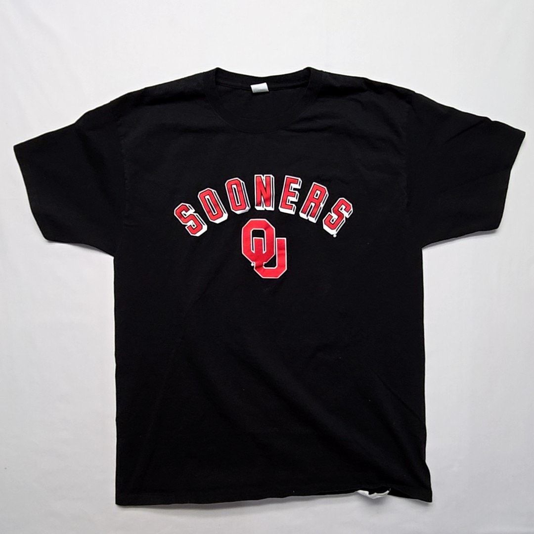 Hanes Oklahoma Sooners Football Shirt Graphic L College Tee Size US L / EU 52-54 / 3 - 1 Thumbnail