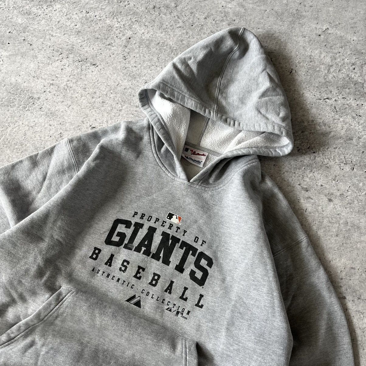 Majestic × NFL Vintage Majestic Giants hoodie XL 2005 00s paint splatter Size US XL / EU 56 / 4 - 4 Thumbnail