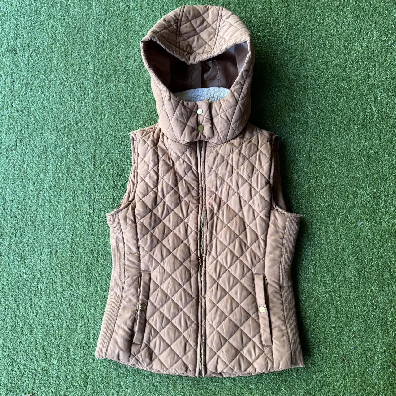 Designer Women's Brown and Tan Gilet Size S / US 4 / IT 40 - 1 Thumbnail