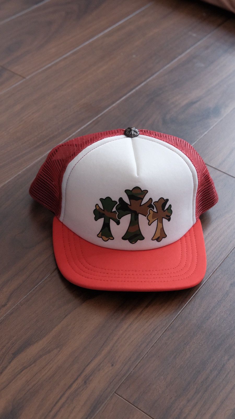 Chrome Hearts Chrome Hearts Camouflage Cemetery Cross Trucker Hat Size ONE SIZE - 1 Thumbnail
