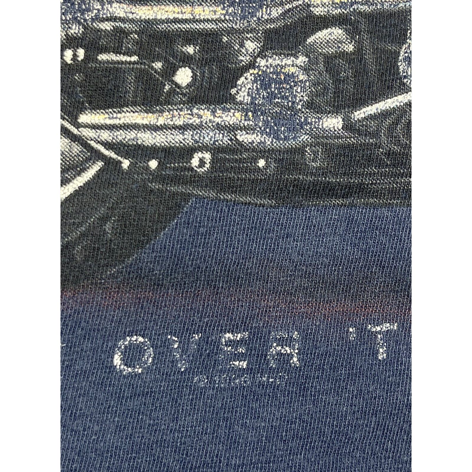 Harley Davidson VINTAGE Harley-Davidson T-Shirt Blue 2XL 90s Fat Boy Delaware USA Crew Neck Short Sleeve Double-Sided Men, Logo Shirt Size US XXL / EU 58 / 5 - 3 Thumbnail