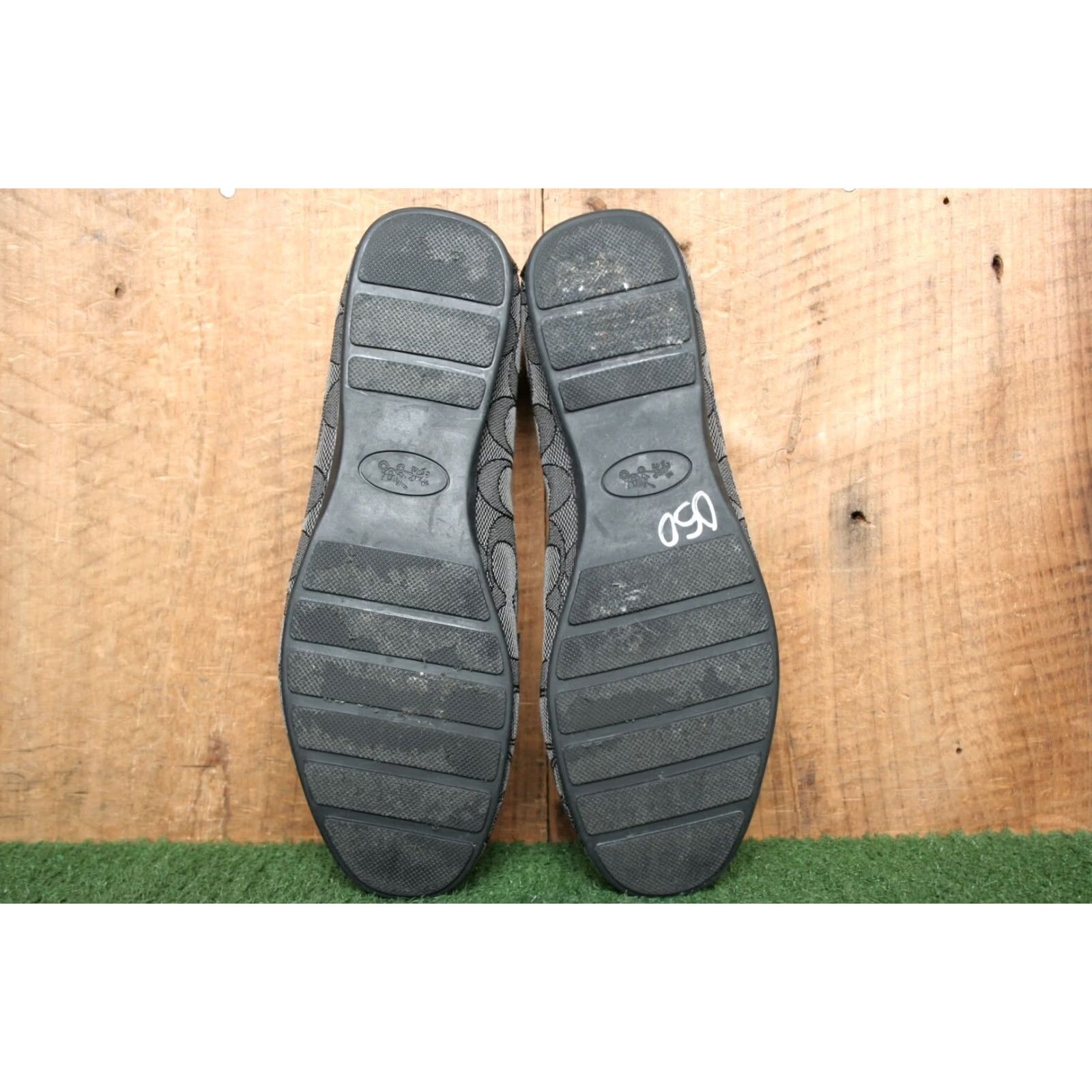 Coach COACH Olive Black Jacquard Signature Monogram Driving Moc Loafers Sz. 6.5 B Women Size US 7 / IT 37 - 5 Thumbnail