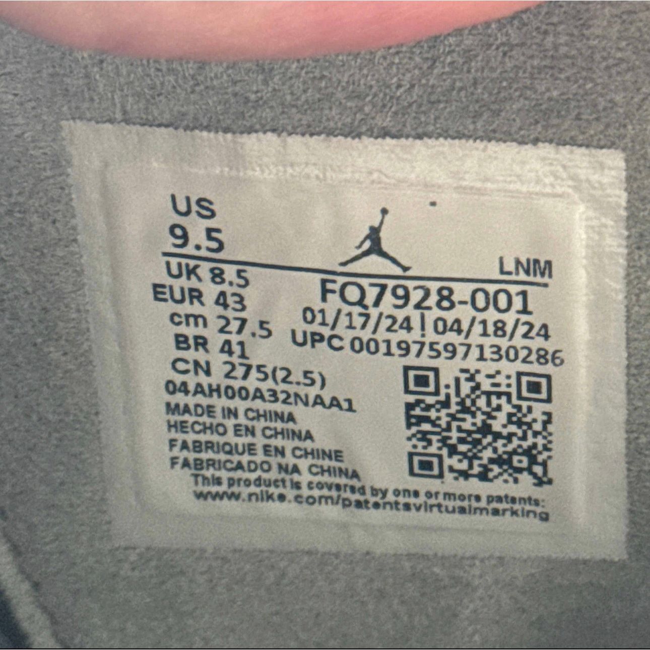 Jordan Brand × Nike Size 9.5 - Nike Air Jordan 4 Retro SE Wet Cement Men's Shoes Size US 9.5 / EU 42-43 - 7 Thumbnail