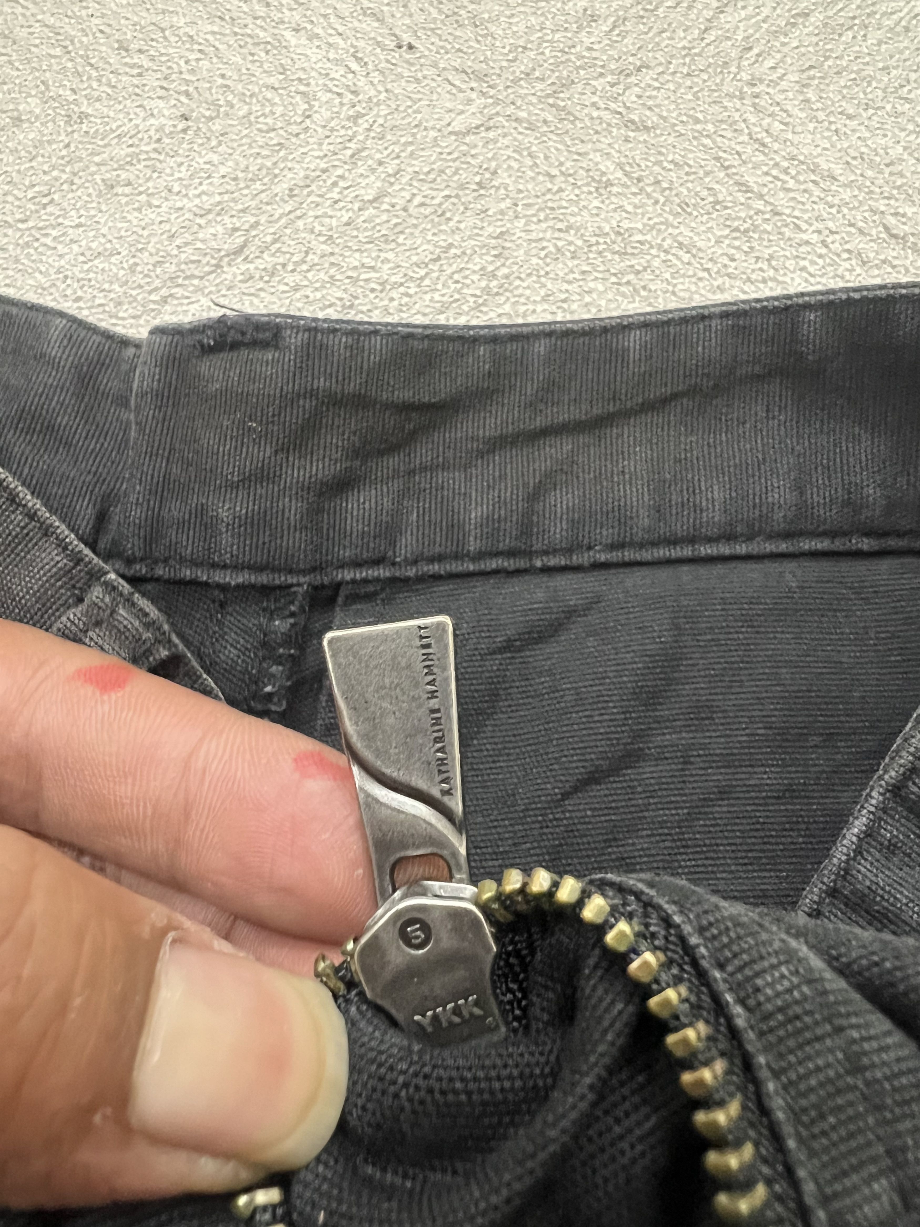 Katharine Hamnett London 2000s Hamnett London Flare Work Fatigue Ruched y2k Lgb Ifsix Size US 29 - 6 Thumbnail