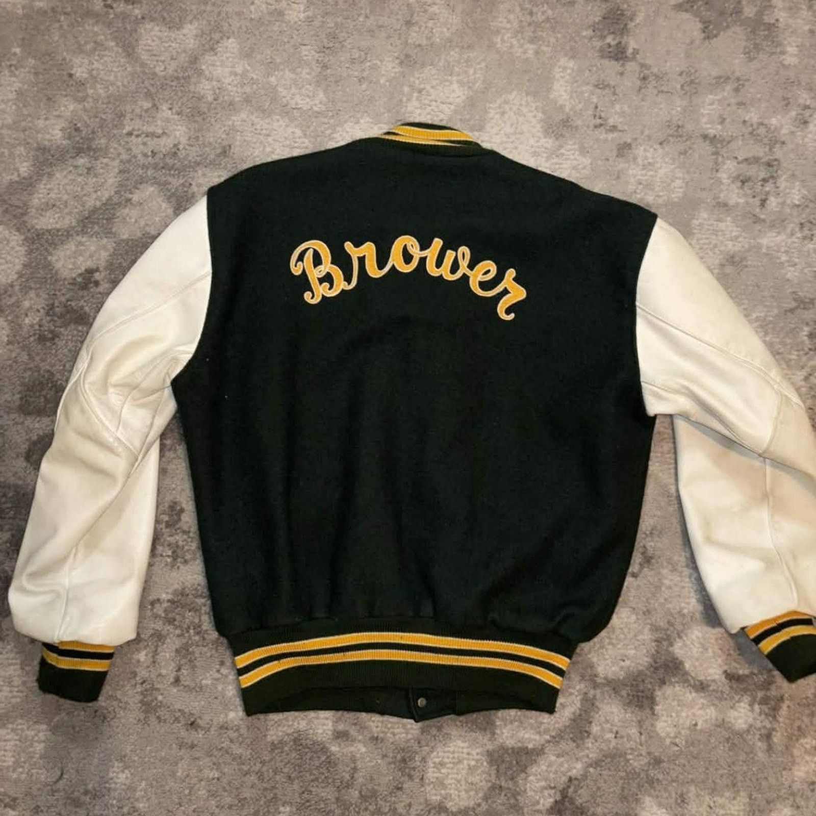 Vintage Vintage 90s Varsity Letterman Jacket Size US M / EU 48-50 / 2 - 2 Thumbnail