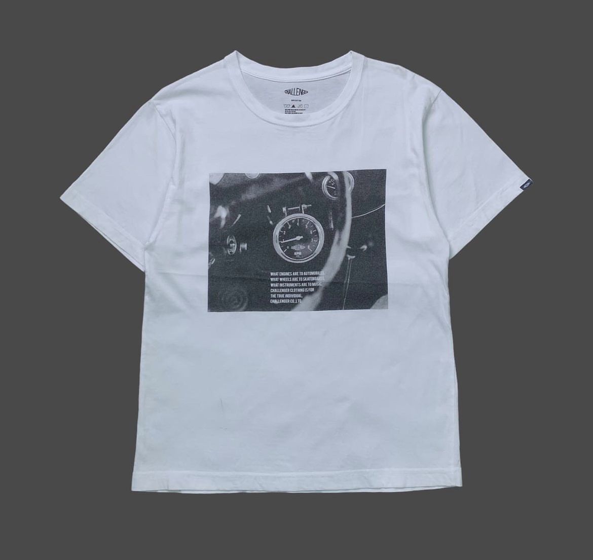 image of Challenger Brigade T-Shirt in White, Men's (Size Small)