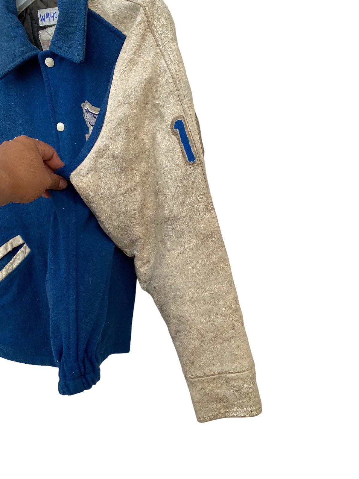 Vintage VINTAGE QUEEN ELIZABETH PARK SCHOOL VARSITY JACKET Size US M / EU 48-50 / 2 - 6 Thumbnail