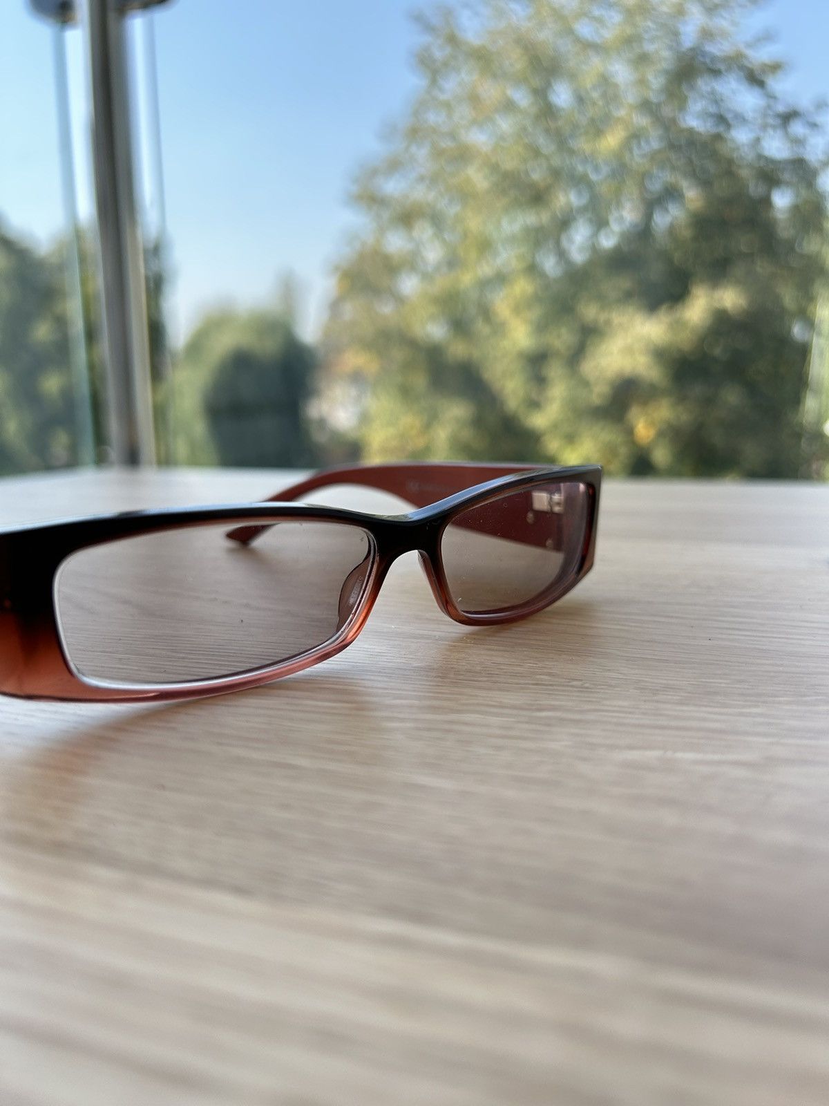 Dior × Vintage Christian Dior '00s Flat Glasses Size ONE SIZE - 3 Thumbnail
