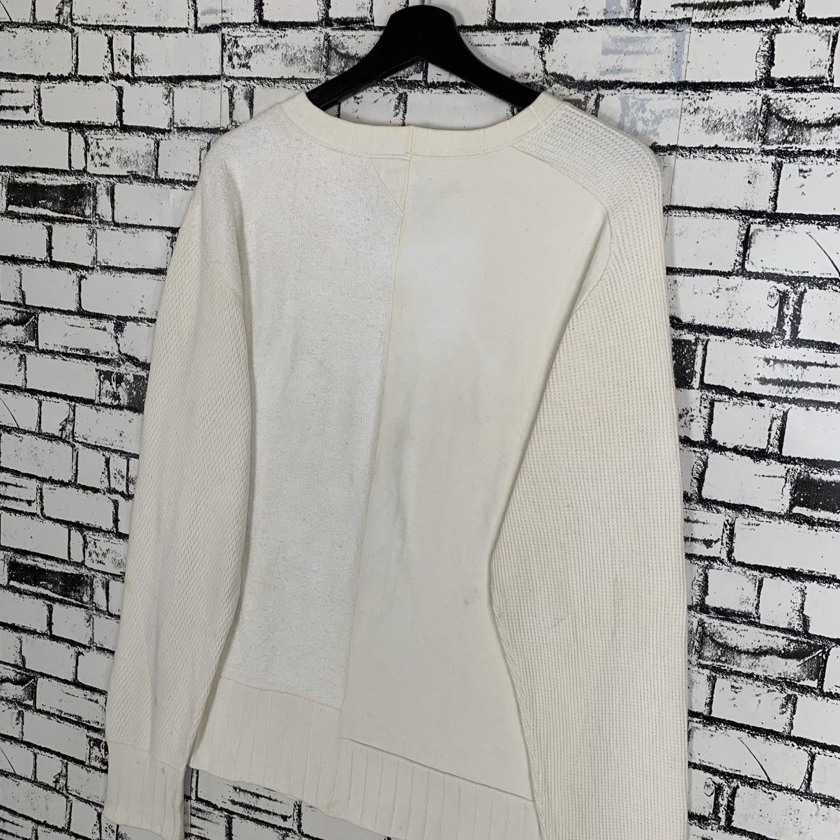 Designer × Nigel Cabourn × Vintage Nigel Cabourn 40s Double V Neck Pullover Sweatshirt Size XL / US 12-14 / IT 48-50 - 6 Thumbnail