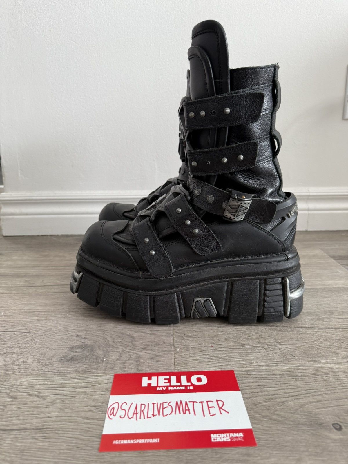 New Rock × Vetements Vetements x New Rock Gamer boots Size US 9 / EU 42 - 4 Thumbnail