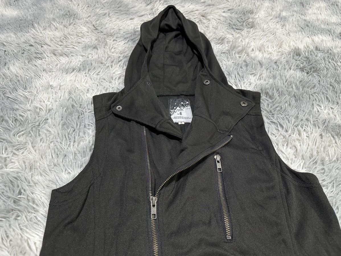 If Six Was Nine 🔥Sick Y2K Ricend Asymmetric Ninja Vest Hooded Vkei Goth Punk Size US S / EU 44-46 / 1 - 5 Thumbnail