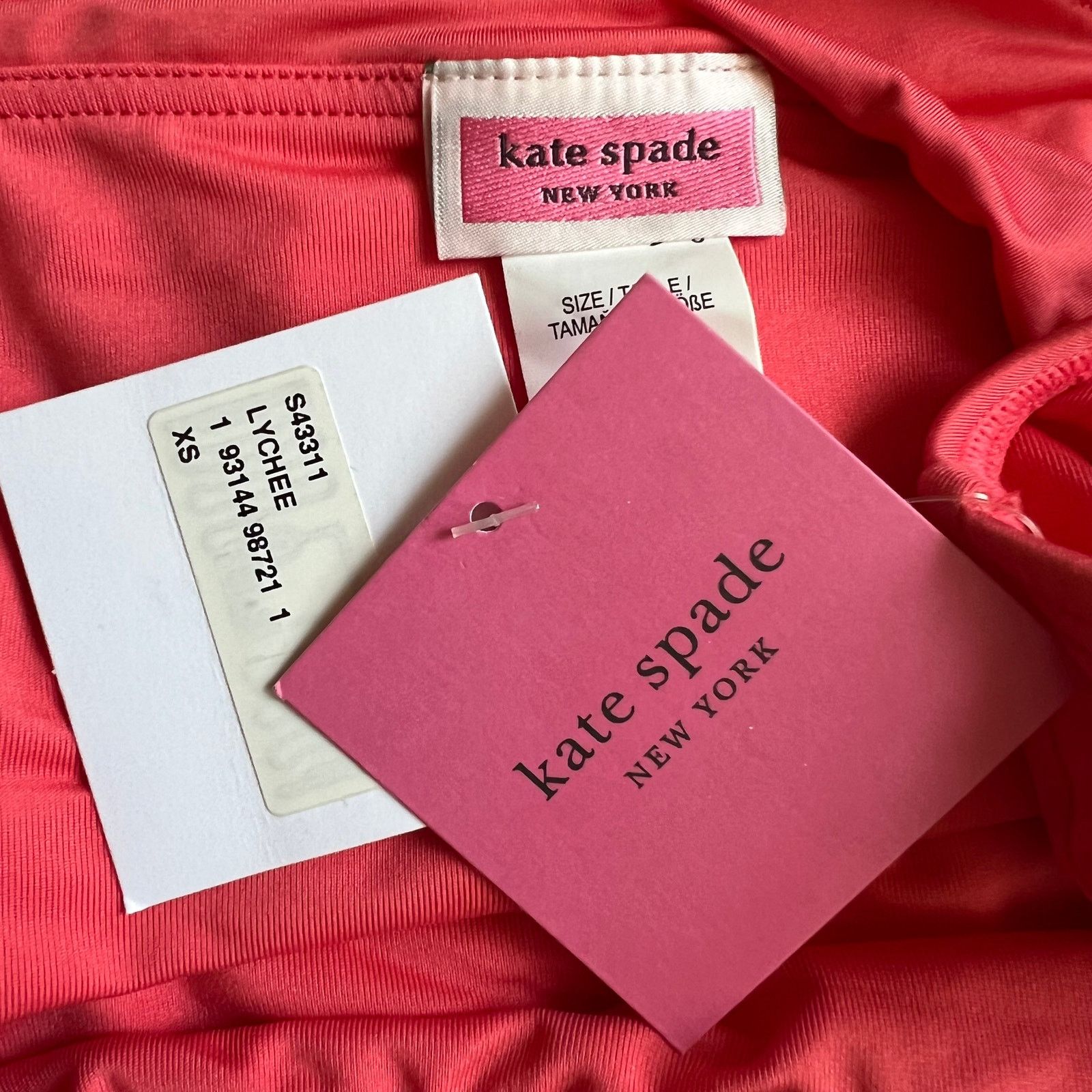 Kate Spade Kate Spade New York Lychee Bikini Bandeau Swim Top, XS Size ONE SIZE - 4 Thumbnail