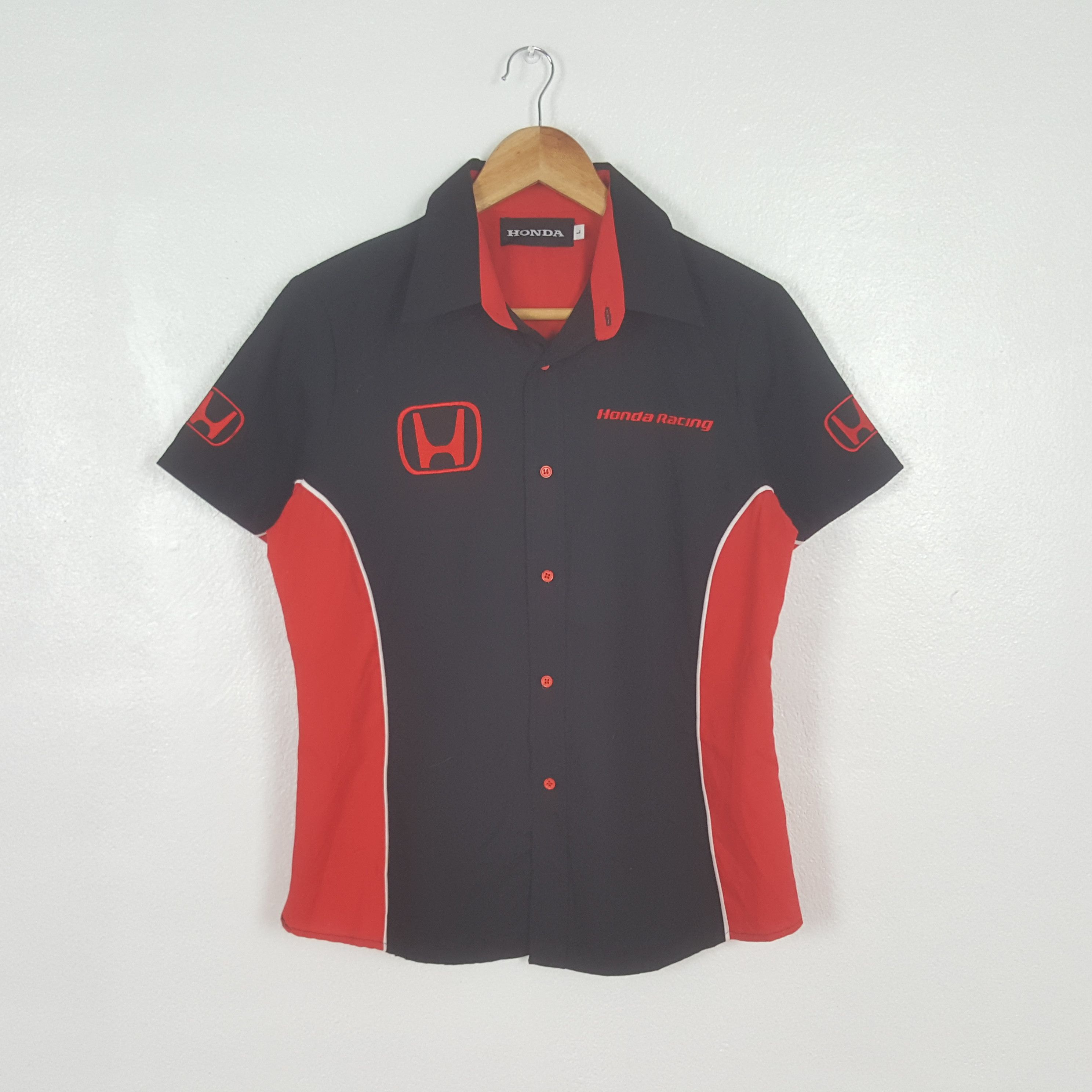 Honda Vintage Honda Japanese Racing Shirt Button Up C312N19 Size US S / EU 44-46 / 1 - 1 Thumbnail