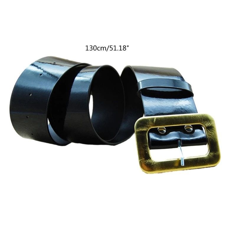 Leather Christmas Santa Belt Size ONE SIZE - 6 Thumbnail