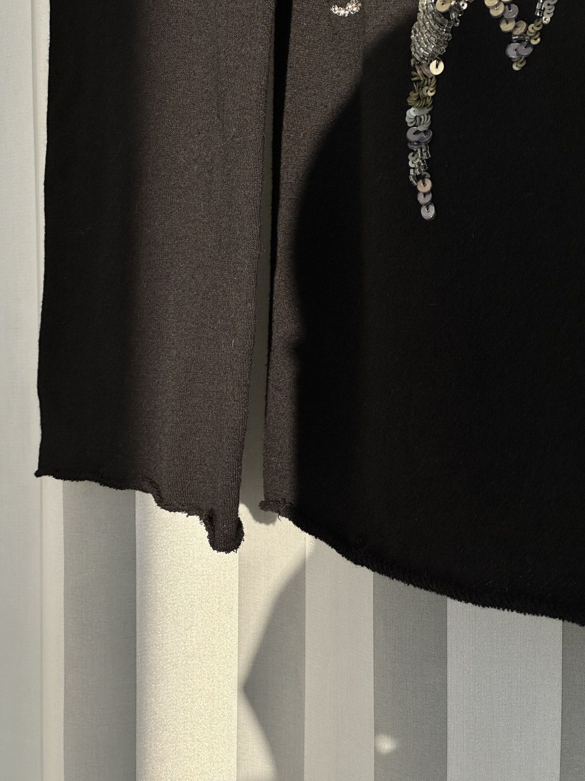 Balmain BALMAIN Decarnin FW2008 Gothic Sequin Embellished Sweater Size US M / EU 48-50 / 2 - 7 Thumbnail