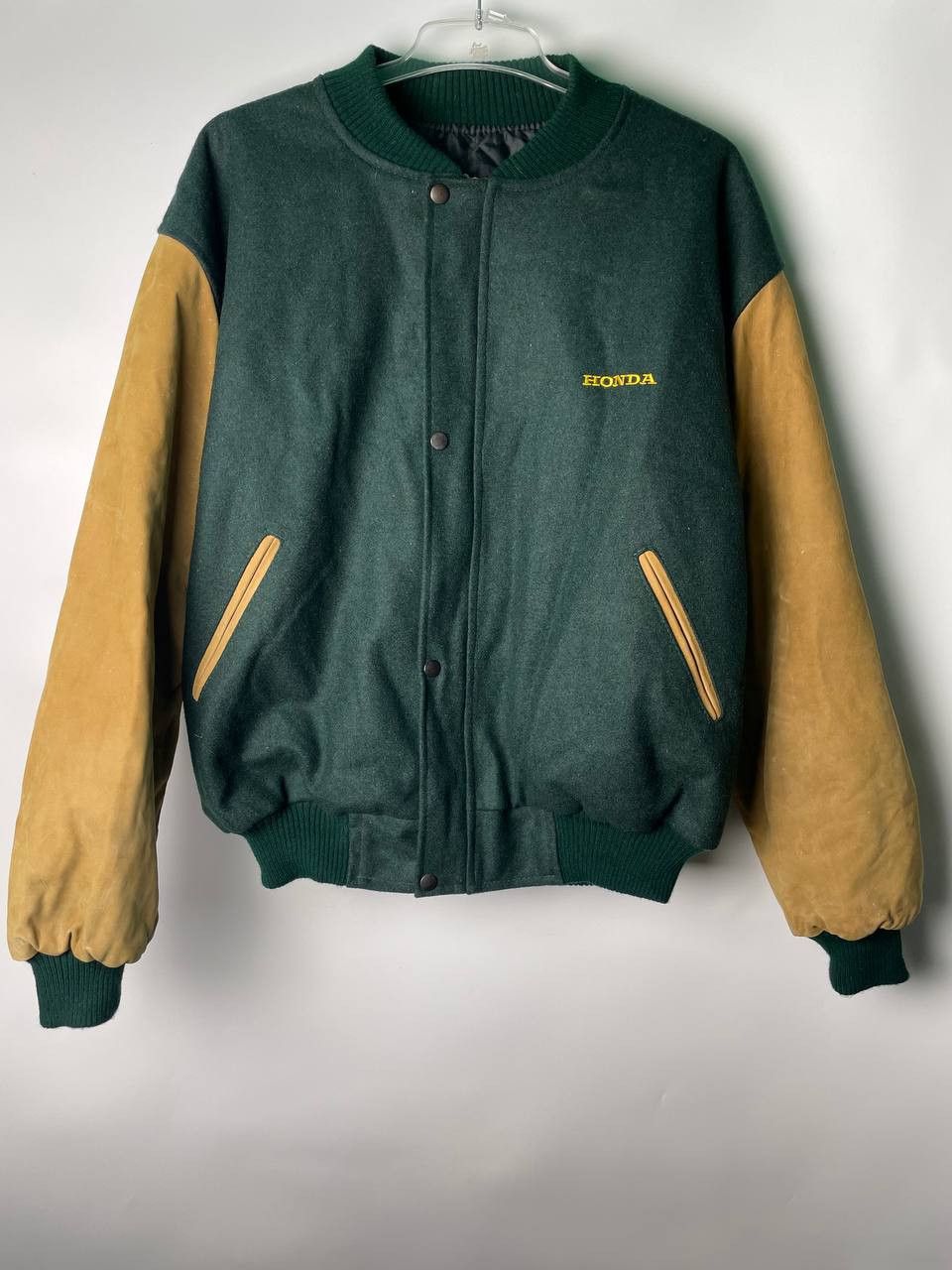 image of Streetwear Y2K Sportswear Honda Bomber Jacket, Men's (Size Medium)