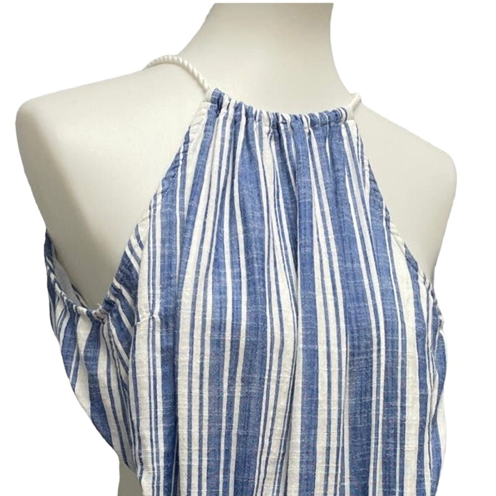 Vineyard Vines Vineyard Vines Womens Size 2 Cotton Linen Blend Romper Size 26" / US 2 / IT 38 - 2 Thumbnail