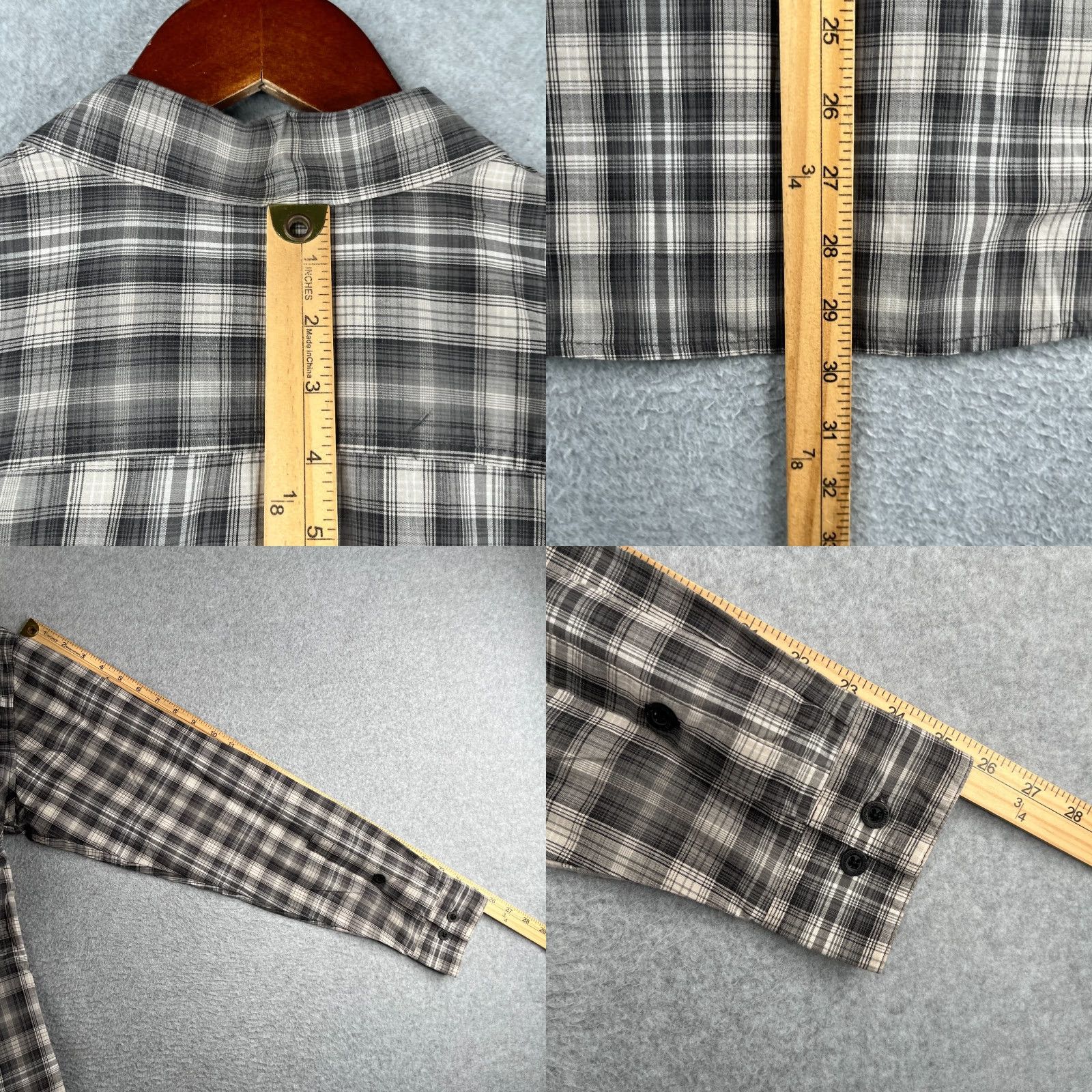 Vintage Columbia Regular Fit Shirt Button-Up Long Sleeve Mens Large Black Plaid Casual Size US L / EU 52-54 / 3 - 8 Thumbnail