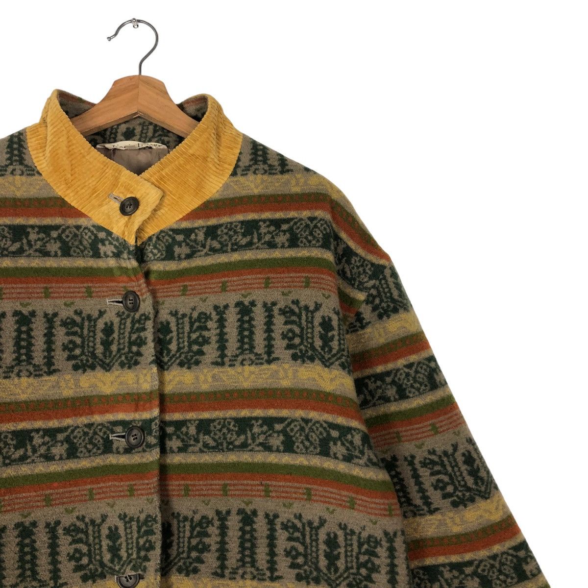 Japanese Brand 🔥Vintage Wool Jacket Simple Life Colour Mix Issey Miyake Size US M / EU 48-50 / 2 - 6 Thumbnail