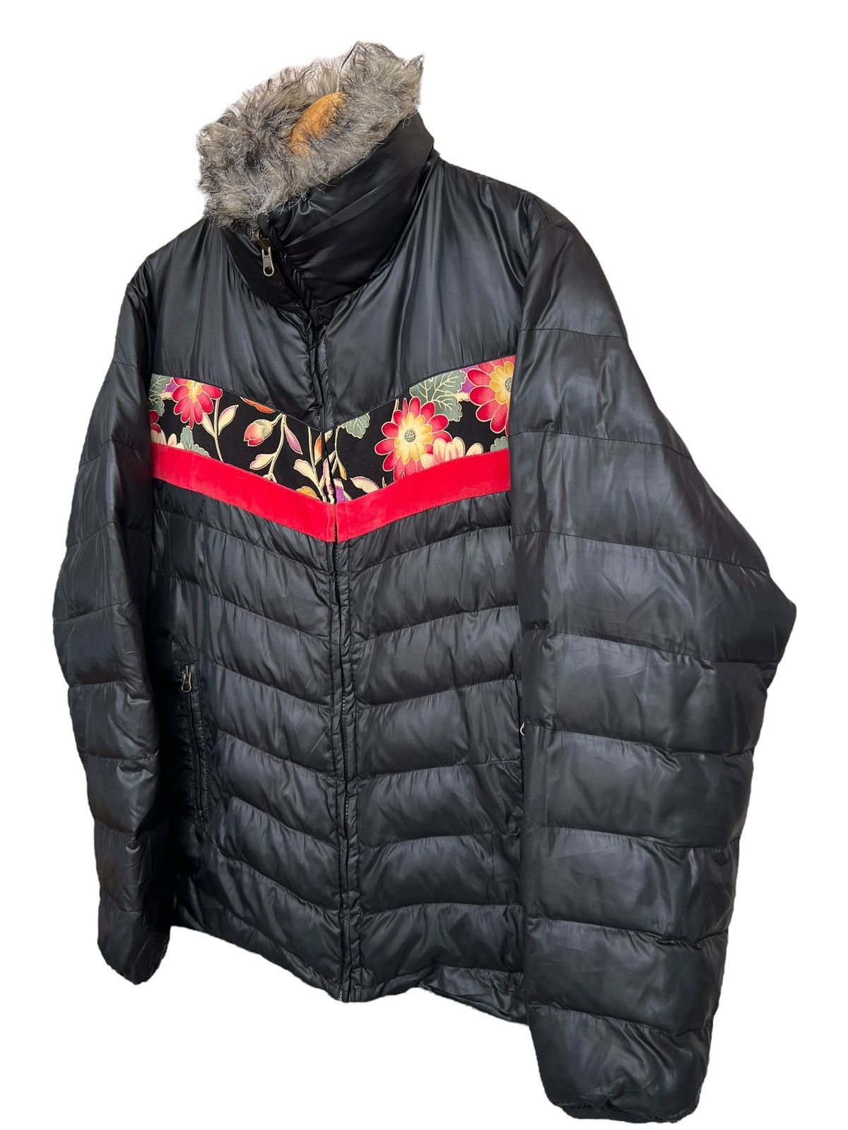 Japanese Brand Sukajan Floral Sakura Sukajan Japan Reversible Fur Jacket Size US M / EU 48-50 / 2 - 5 Thumbnail