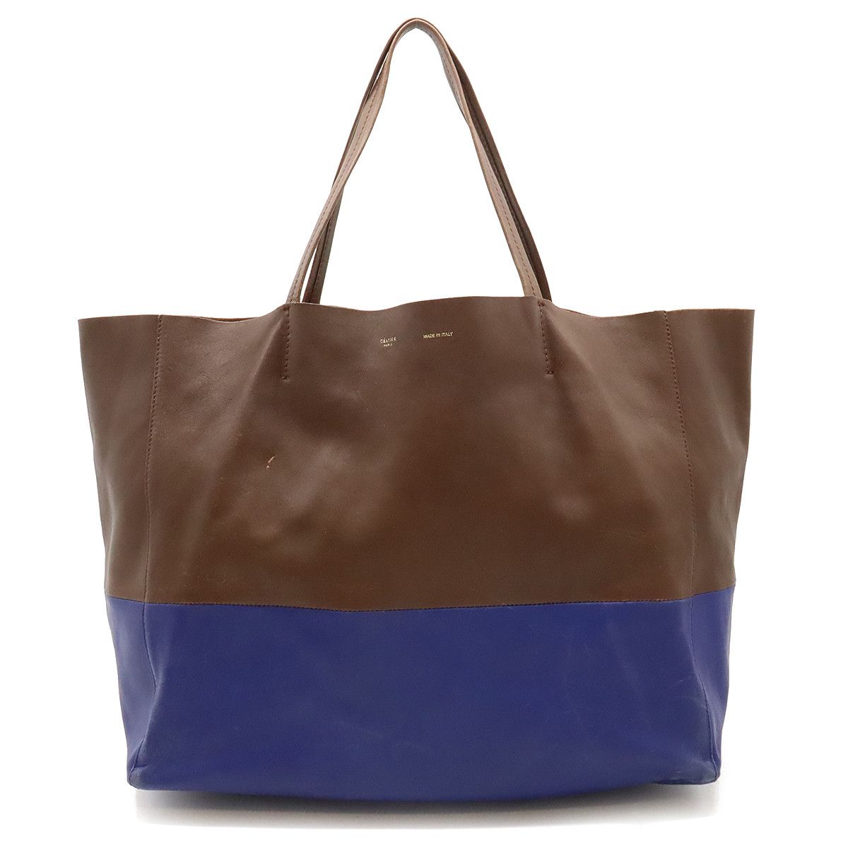 Celine Celine Celine Calf Leather Horizontal Cabas Tote Bag Leather Tote Bag in Good Condition Size ONE SIZE - 1 Thumbnail