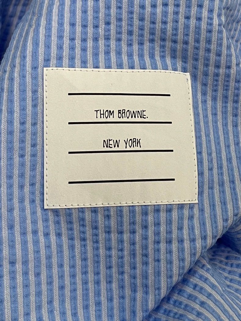 Thom Browne Thom browne Blue vertical striped color-blocked cardigan j Size XS / US 0-2 / IT 36-38 - 5 Thumbnail