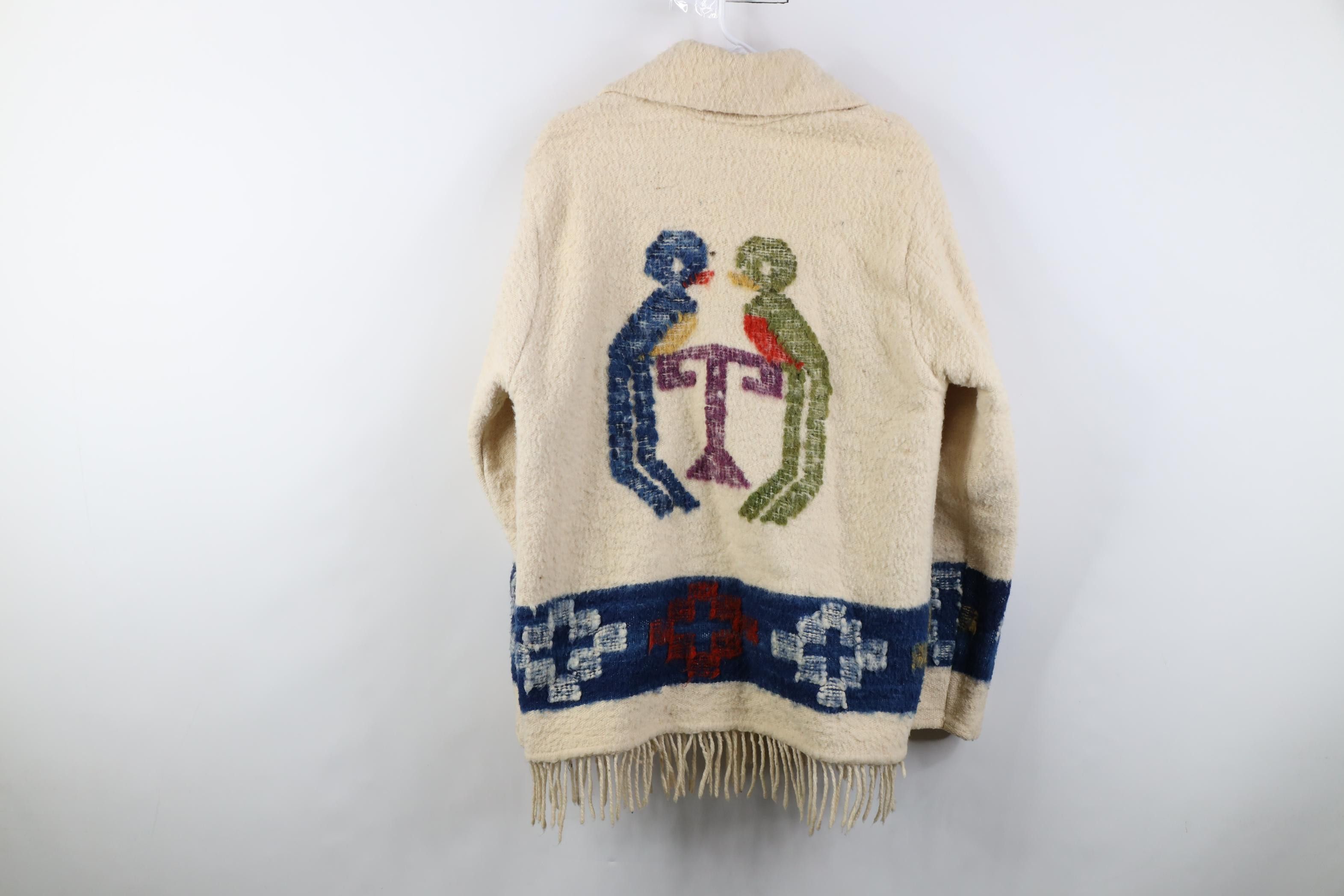 Vintage Vintage 50s Fringed Southwestern Birds Full Zip Jacket USA Size US M / EU 48-50 / 2 - 19 Thumbnail