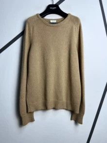 Saint Laurent Paris Authentic Saint Laurent camel wool sweater Size US L / EU 52-54 / 3 - 1 Thumbnail