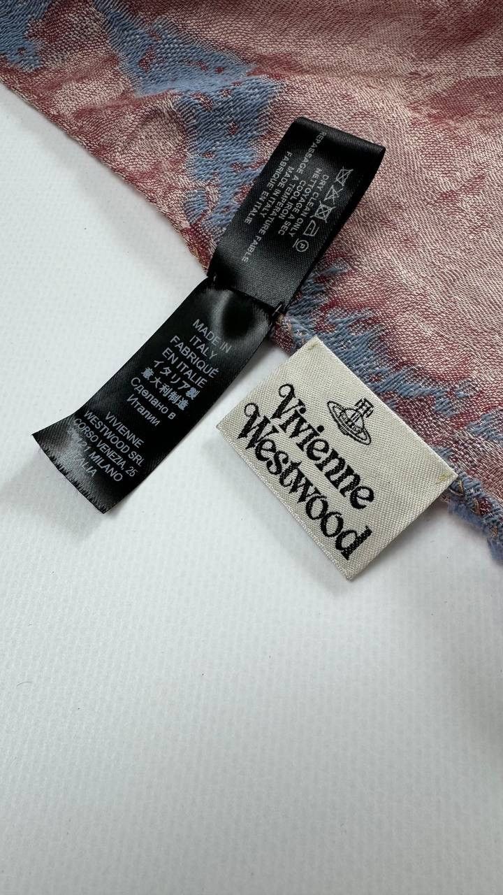 Vivienne Westwood Vivienne Westwood Silk Scarf Huge Logo Handicraft Size ONE SIZE - 10 Thumbnail