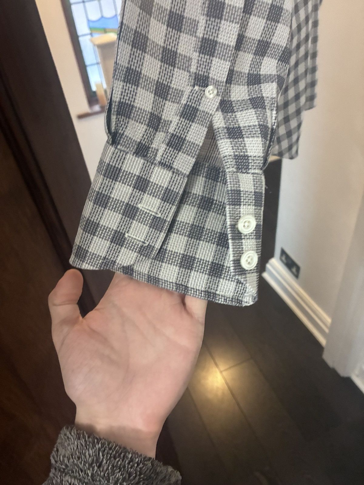 Grailed Tom ford grey check cotton shirt size 39 15.5 Size US M / EU 48-50 / 2 - 6 Thumbnail