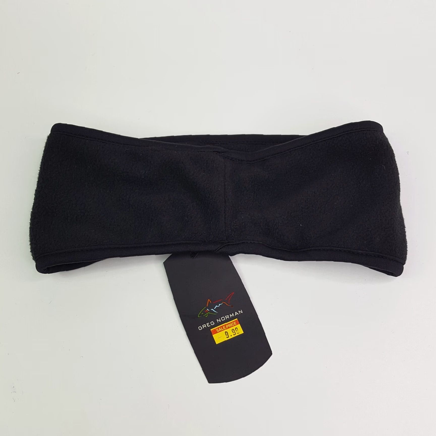 Logo 7 VINTAGE Greg Norman Fleece Headband Hat Unisex Adults Golf 90s Logo Outdoor Sports Black Ear Muffs Headband Lightweight Stretch Ear Flap Size US M / EU 48-50 / 2 - 6 Thumbnail