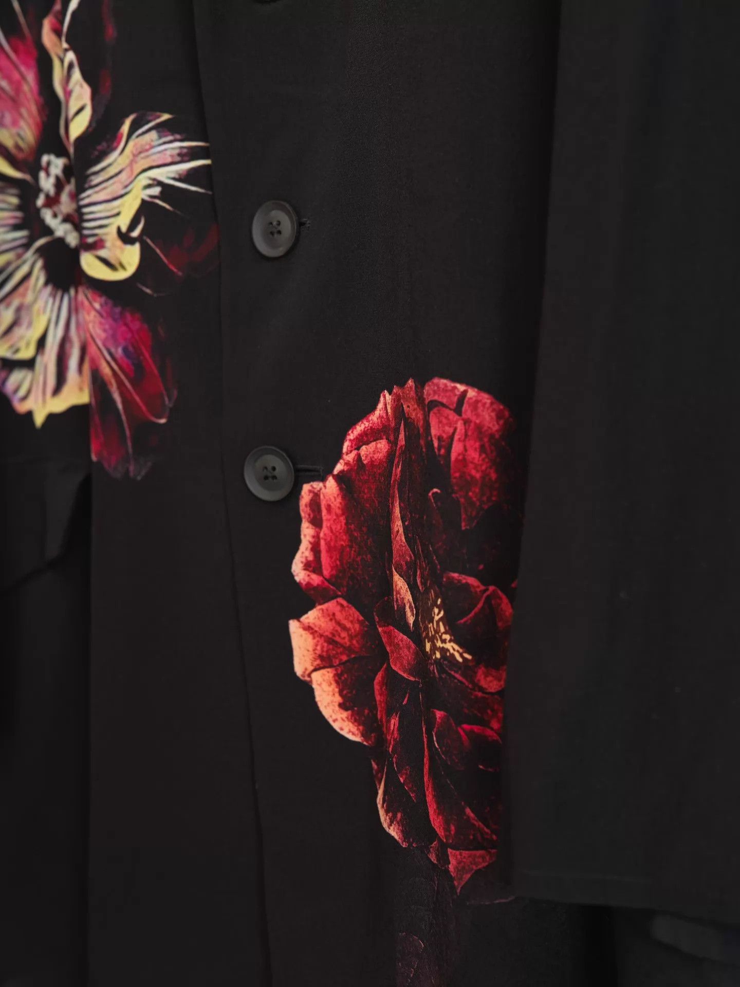 Yohji Yamamoto Yohji Yamamoto 25SS Floral Silk Jacket Size US M / EU 48-50 / 2 - 5 Thumbnail