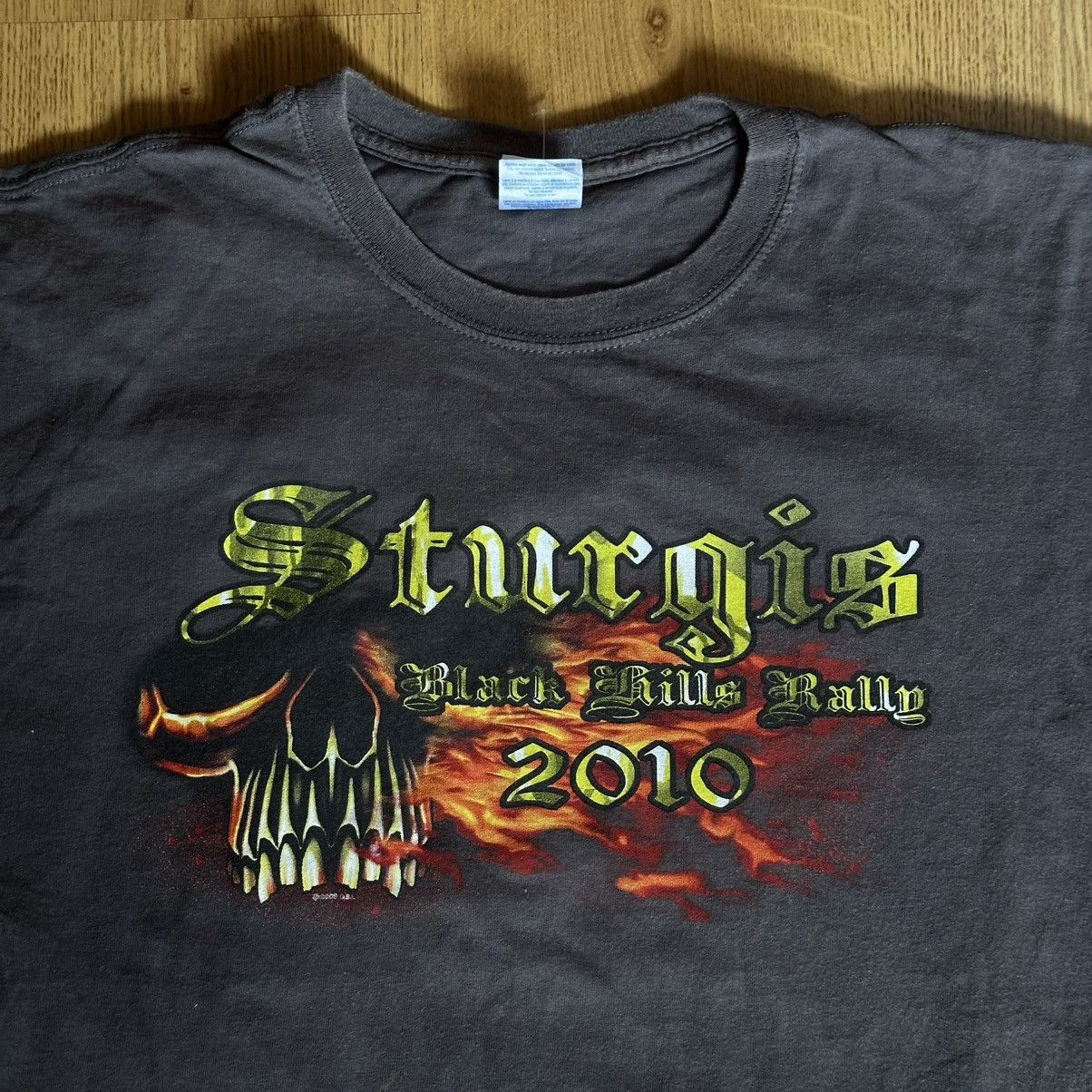Band Tees Sturgis Black Hill Rally Shirt 2009-2010 Size US L / EU 52-54 / 3 - 2 Thumbnail