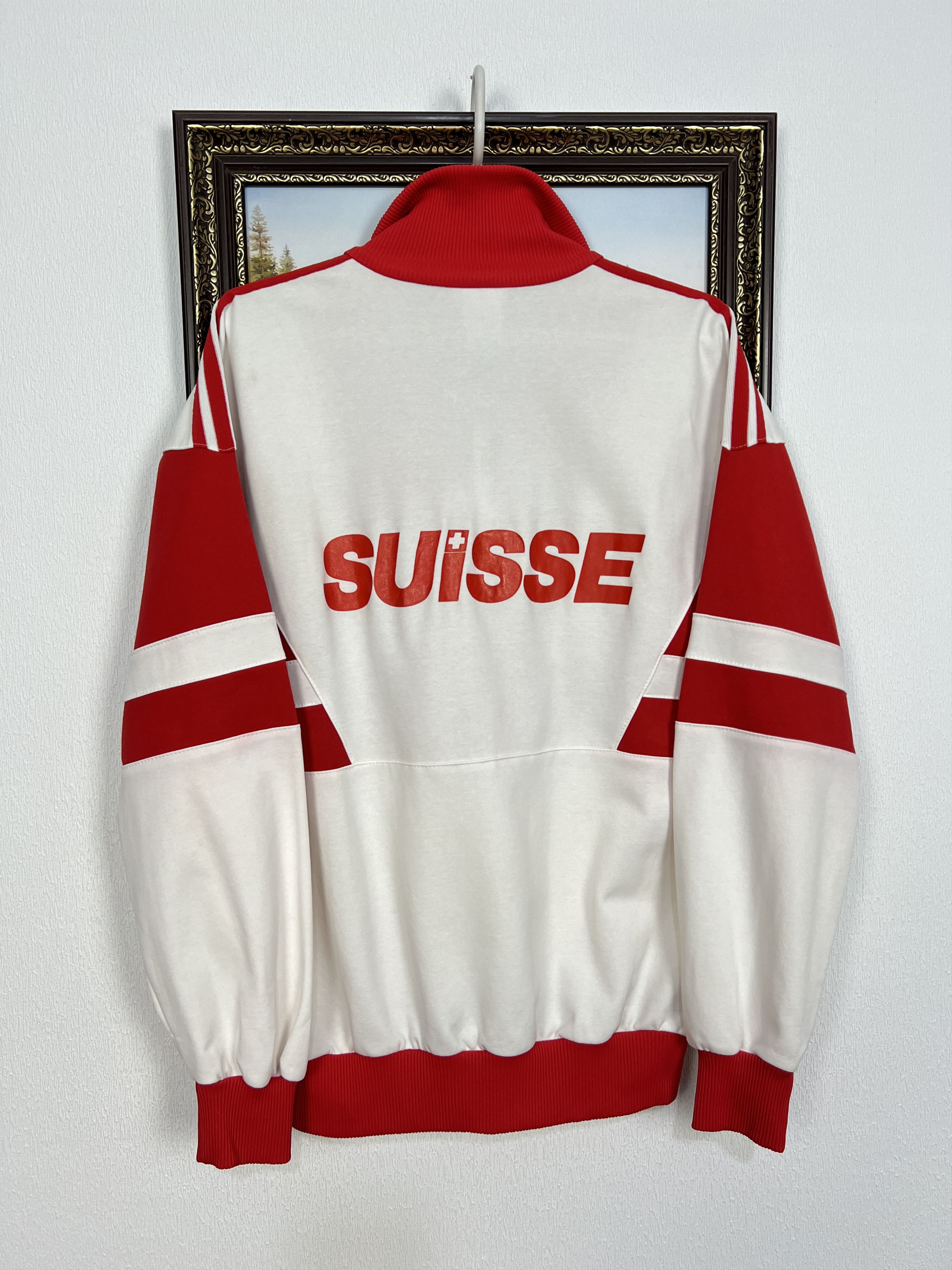 Adidas Vintage 90's Switzerland Olympics Suit Jacket Pants Set Rare Size US M / EU 48-50 / 2 - 7 Thumbnail