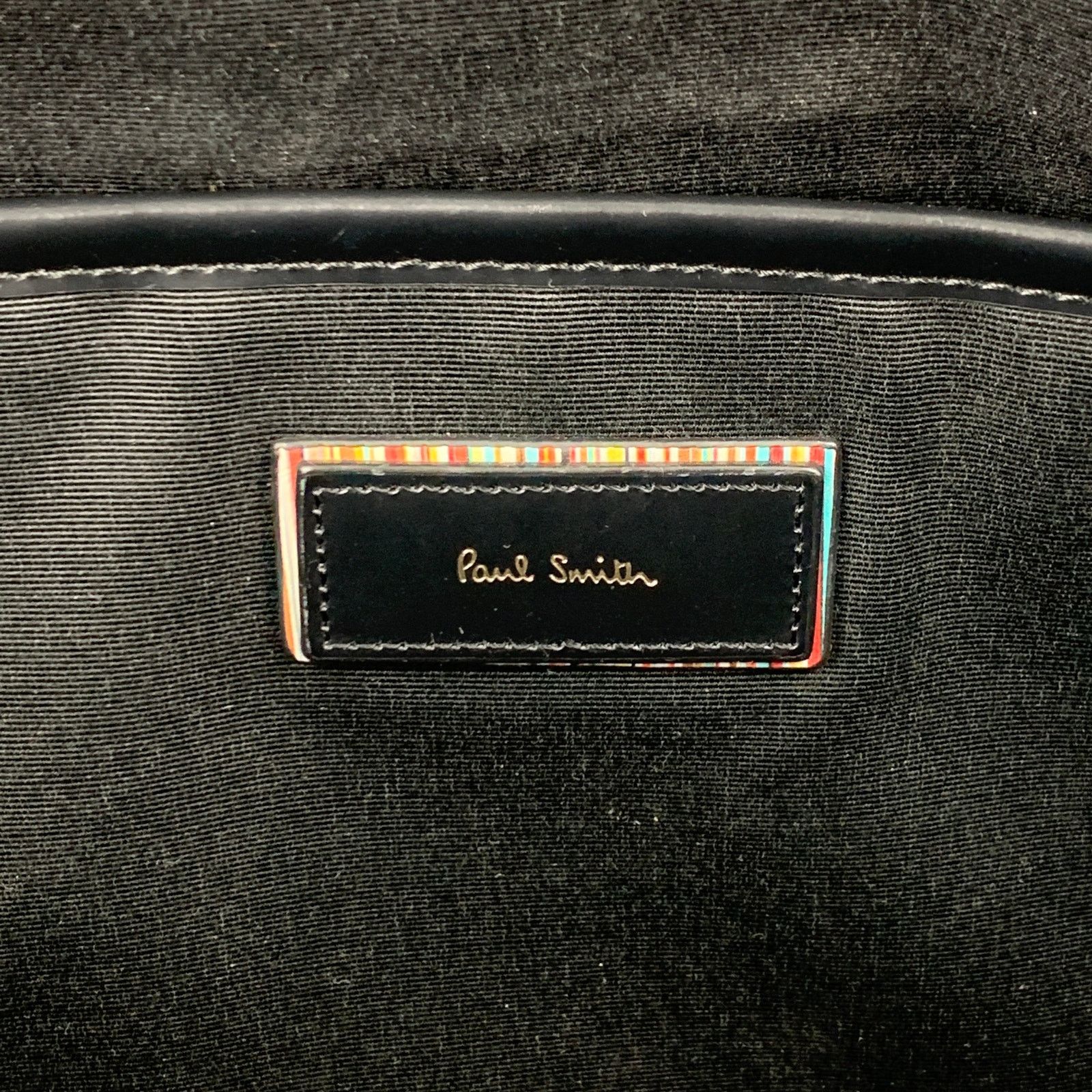 Paul Smith PAUL SMITH Navy & Black Leather Shoulder Strap Briefcase Bag Size ONE SIZE - 7 Thumbnail